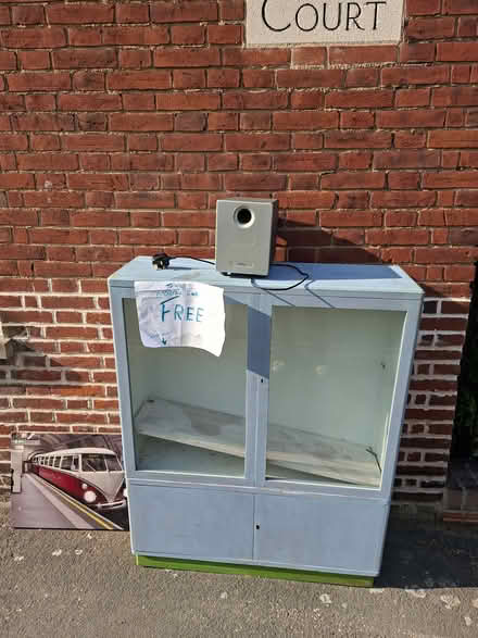 Photo of free Glass fronted display cabinet (Nr11np) #1