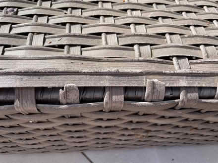 Photo of free Corner rattan patio lounger set (Whitegrove RG42) #3