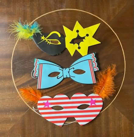 Photo of free Cardboard party masks. (Freehold LA1) #1