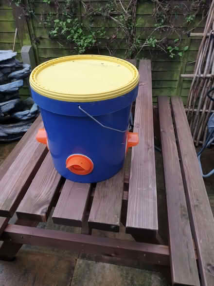 Photo of free Homemade poultry feeder (Huntley GL19) #1