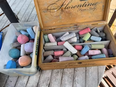 Photo of free Sidewalk chalk (Lunenburg) #1