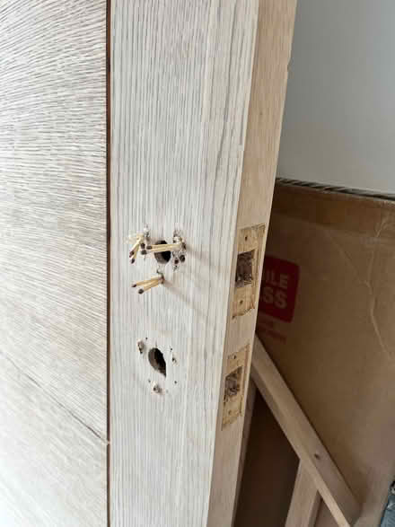 Photo of free Oak veneered door - used (Kemptown BN2) #1