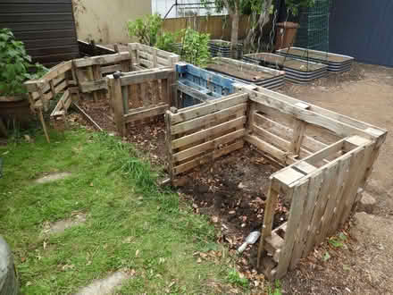 Photo of free Three-compartment compost container made from pallets (Allestree DE22) #4