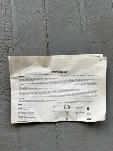 Photo of free Surley front Nice rack hardware (SE AA) #3