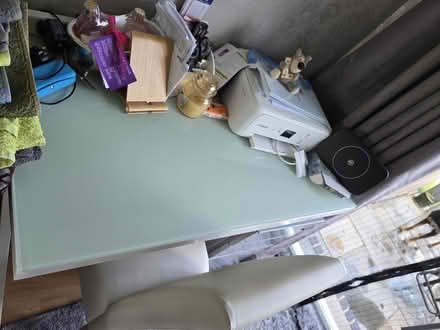 Photo of free White glass desk (Chelmsford CM1) #1