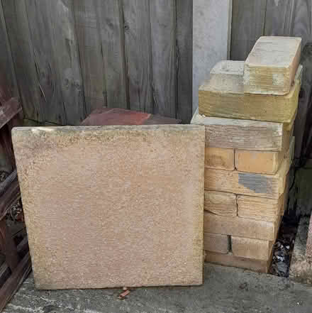 Photo of free Bricks & slab/water butt stand (CT12) #1