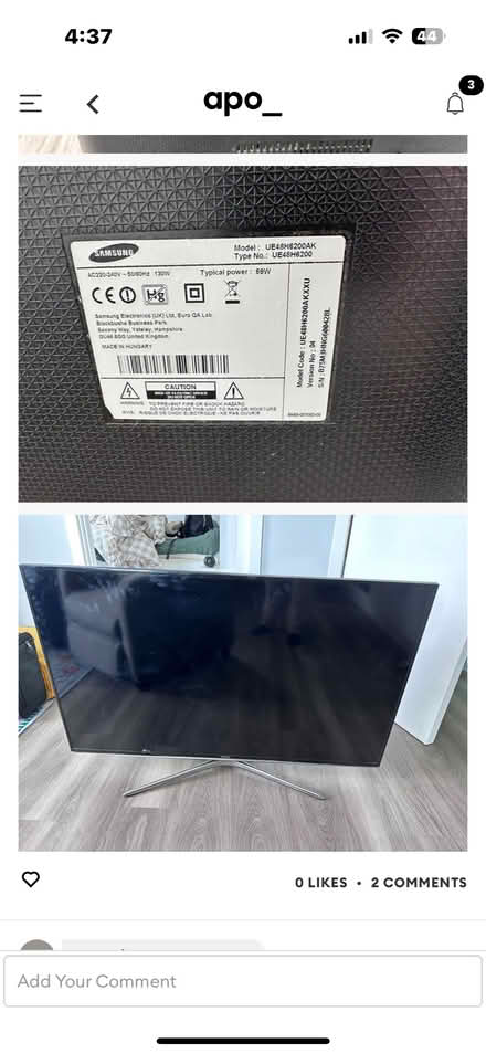 Photo of free Television (Elizabeth Gate TW8) #2