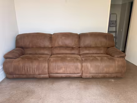 Photo of free Leather sofa (Abbey Wood SE2) #1