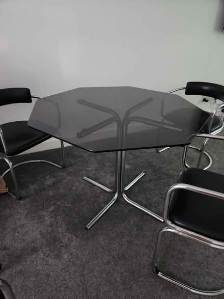 Photo of free Glass dining table (B28 0DT) #1