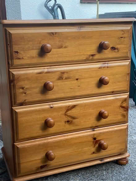 Photo of free Pine chest of drawers (Horndean) #1