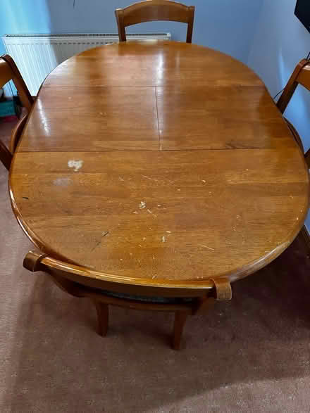 Photo of free Super solid oval and round dining table (Cupar KY15) #3