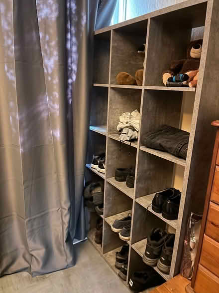 Photo of free Grey cube shelving (Mitcham CR4) #1
