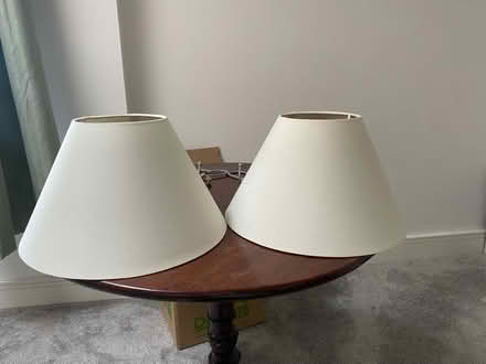 Photo of free Cream lamp shades (Toxteth) #1