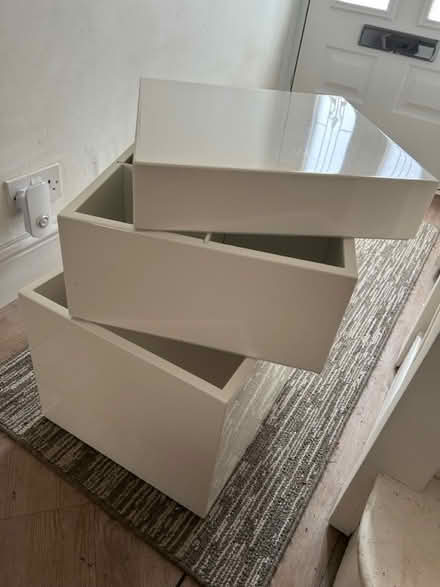 Photo of free White Bedside Table Cupboard (Langdon Hills, SS16) #2