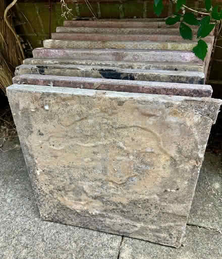 Photo of free 10 Old Paving Slabs (Shenley WD7) #1