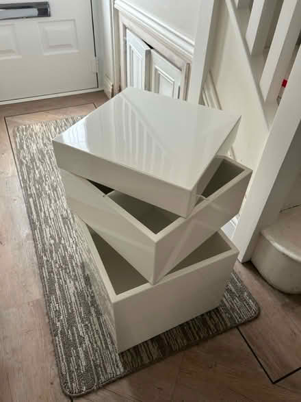 Photo of free White Bedside Table Cupboard (Langdon Hills, SS16) #3