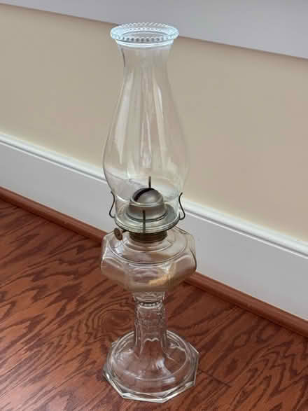 Photo of free Antique Glass Oil Lamp (Alexandria, VA) #1