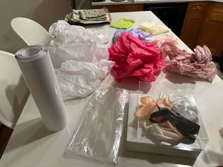 Photo of free Tissue paper, ribbons, etc (UWS (W. 85th & Riverside Dr.)) #1