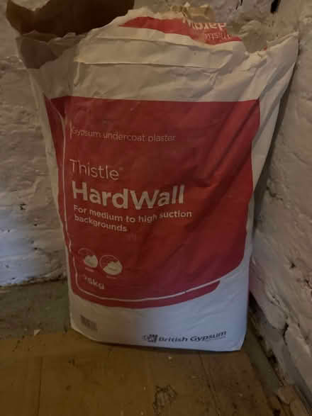 Photo of free Hard wall plaster sack (SW16) #1