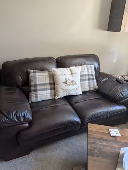 Photo of free Leather Suite 3 and 2 Seater (NG319RW) #1