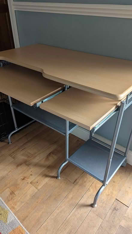 Photo of free Small desk with pullout trays (Cockermouth Ca140EU) #1