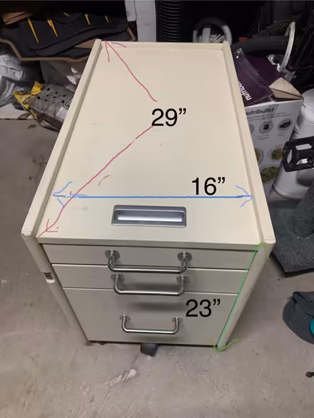 Photo of free Filing cabinet (Milton - Thompson/Main) #1