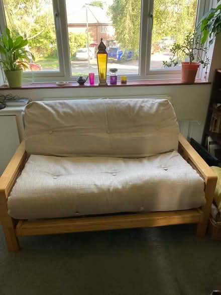 Photo of free Futon - 2 seater, large single/small double when sofa bed (Kings Langley WD4) #1