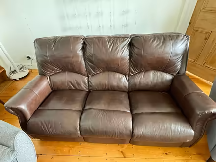 Photo of free Leather sofa (Corporation BT20) #2