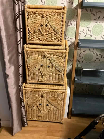 Photo of free Set of 3 Wicker Boxes (Magheralave BT28) #1