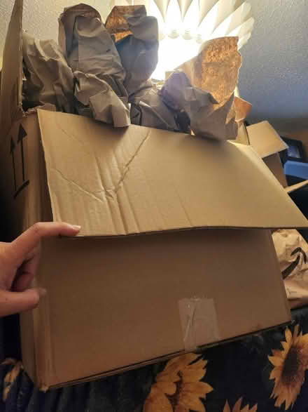 Photo of free Large cardboard box of parcel paper (Nottingham, City Centre, NG1) #1