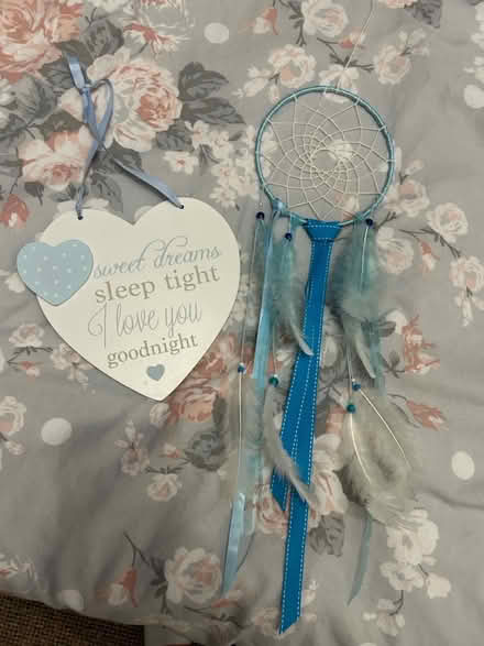 Photo of free Wooden sign and dream catcher (Axminster) #1