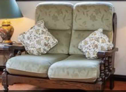 Photo of free Jaycee Solid Oak Two Seater Sofa (Nailsea BS48) #1