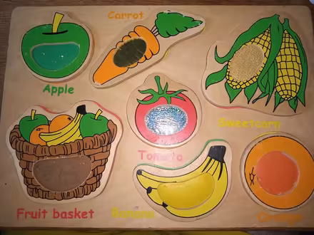 Photo of free fruits wooden toy puzzle (Sheffield centre) #1
