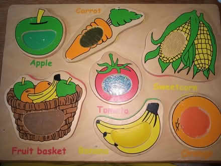 Photo of free fruits wooden toy puzzle (Sheffield centre) #1