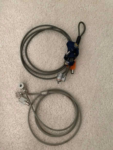 Photo of free 2 Laptop locking cables (Oakvlle Dundas & Neyagawa) #1