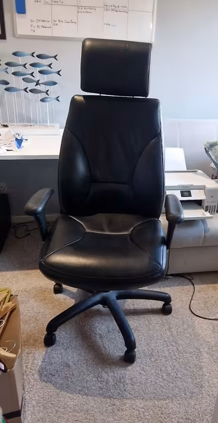 Photo of free Office Swivel Chair with Headrest (Cheshunt EN8) #1