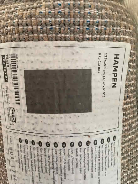 Photo of free Grey rug (Mitcham CR4) #2