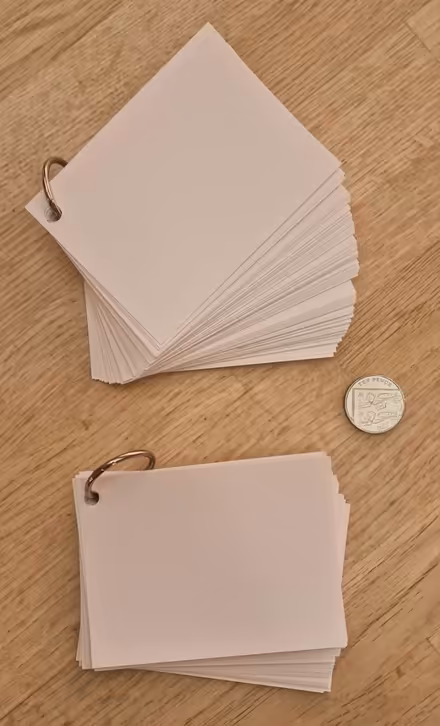 Photo of free Stack of Revision Cards (AL4) #1
