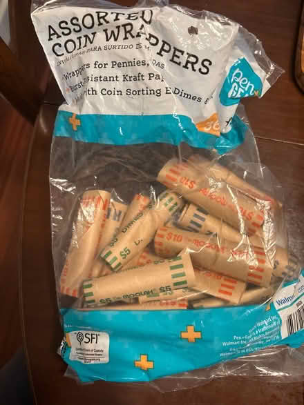 Photo of free Coin wrappers (Metro Center) #1