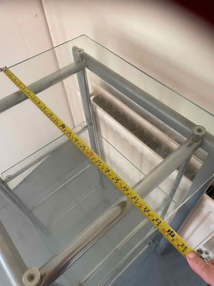 Photo of free Glass display/shelving unit (Mitcham CR4) #3