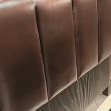 Photo of free Large leather queen sized headboard (leslieville) #1