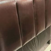 Photo of free Large leather queen sized headboard (leslieville) #1