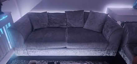 Photo of free 2 x Two Seater Sofas (Walnut Tree MK7) #1