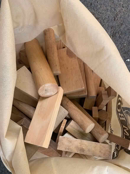 Photo of free Wooden blocks for imaginative play (Beaverbrook) #1