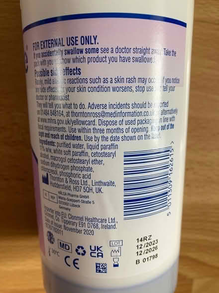 Photo of free Emollient cream for very dry skin (Ferniehill EH17) #3