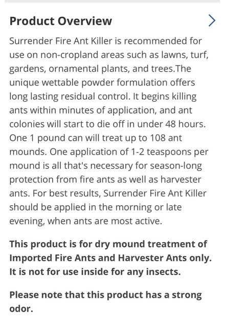 Photo of free Fire Ant Killer (Near Lowes) #2