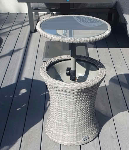 Photo of free Small outdoor rattan table (Chelmer Village CM2) #1