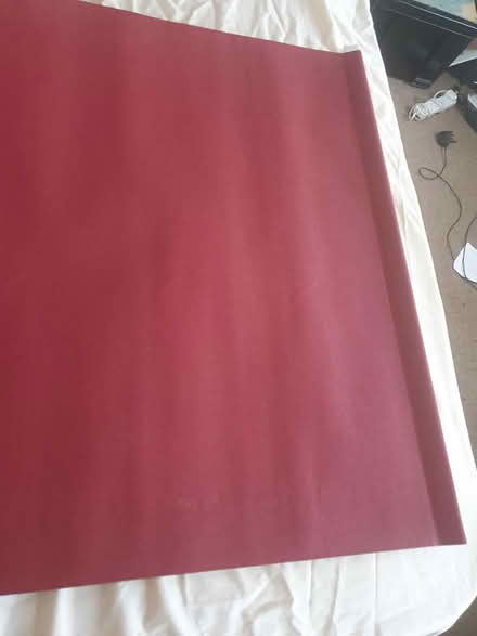 Photo of free burgundy fabric rollers (Selhurst) #2