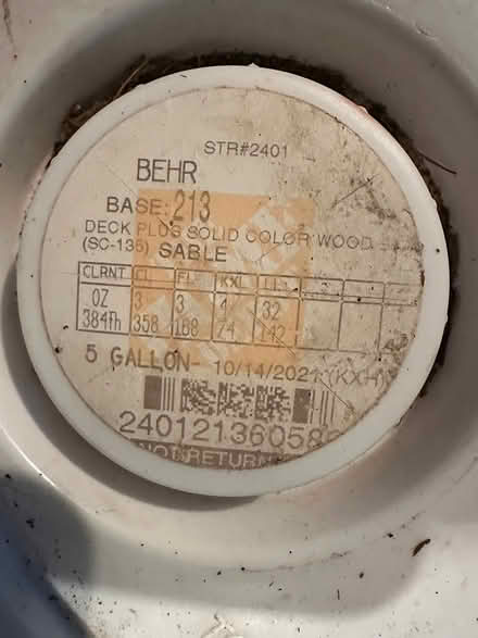 Photo of free Wood stain (Pembroke) #2