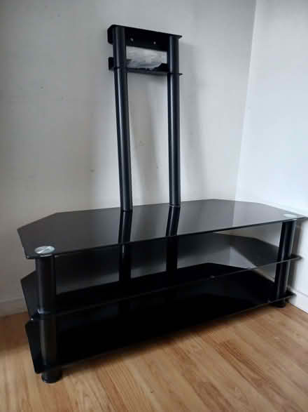 Photo of free Black Glass Shelved TV Stand (Ponders End EN3) #3